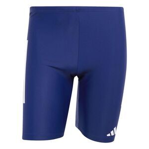 Adidas Mens Primeblue 3 Stripes Swimming Trunks / Dark Blue/White